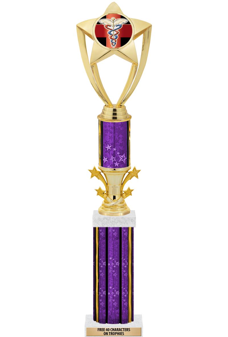 20"PRPL/G-STRS-STARBL DX ROCKT