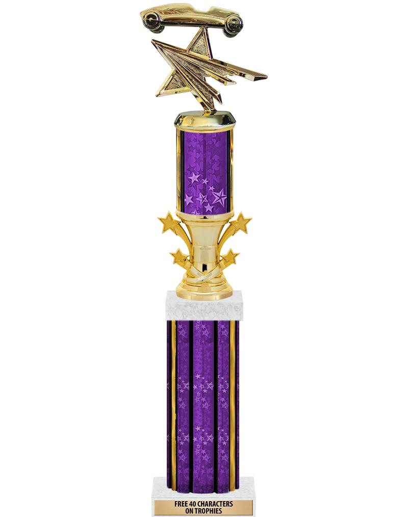 20"PRPL/G-STRS-STARBL DX ROCKT