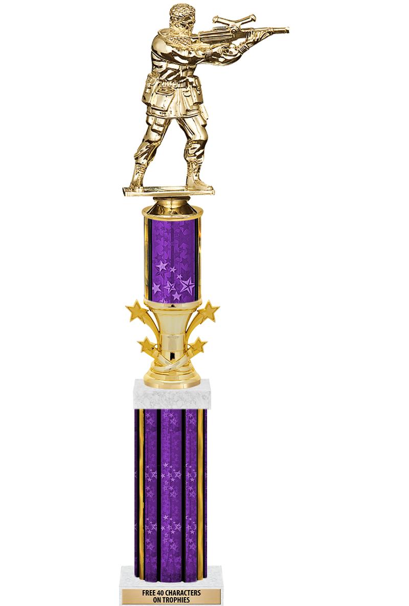 20"PRPL/G-STRS-STARBL DX ROCKT