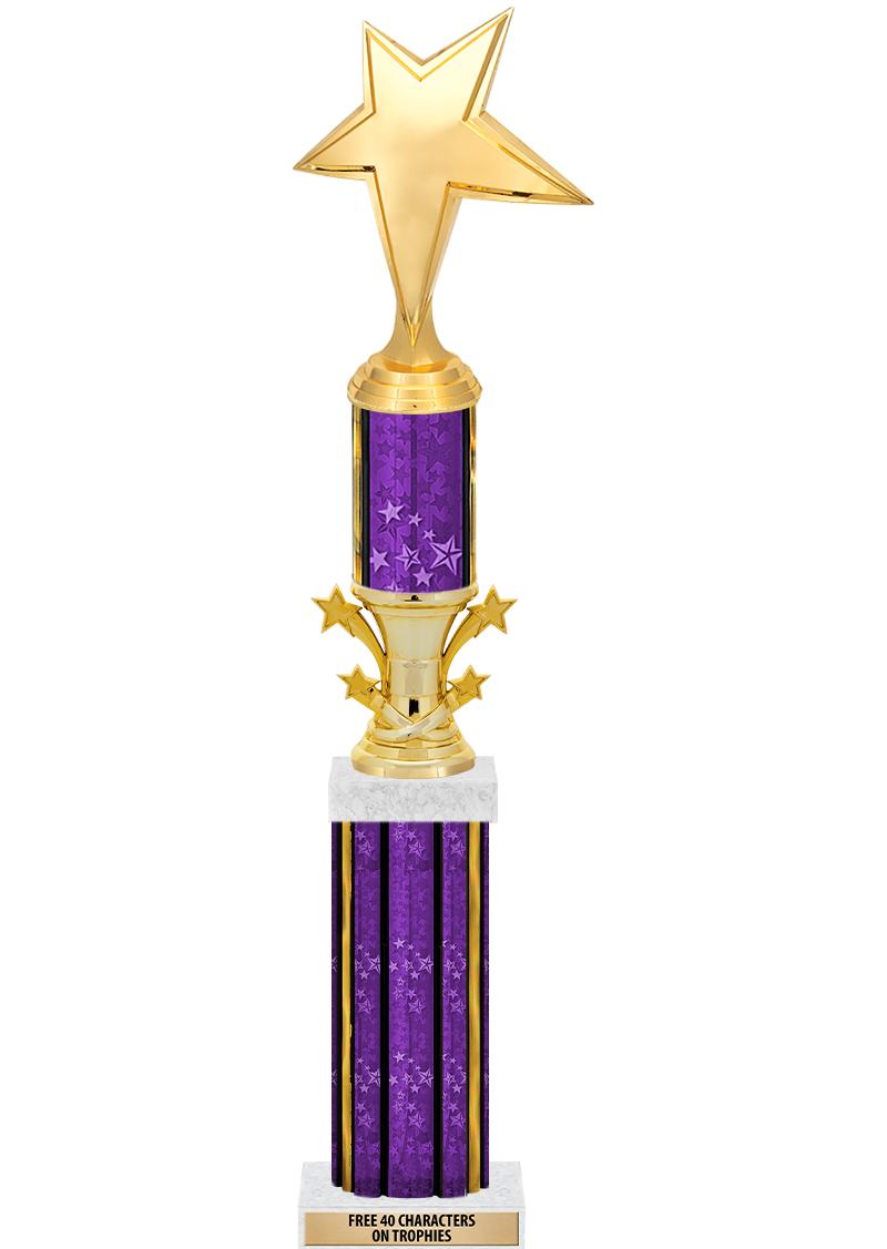 20"PRPL/G-STRS-STARBL DX ROCKT