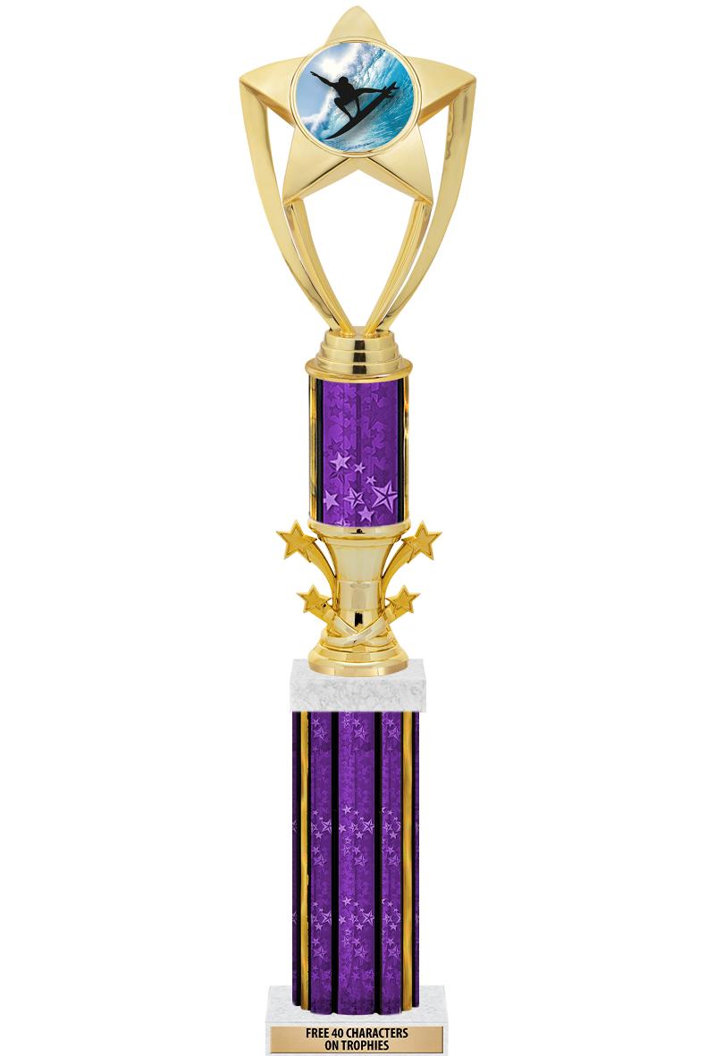 20"PRPL/G-STRS-STARBL DX ROCKT