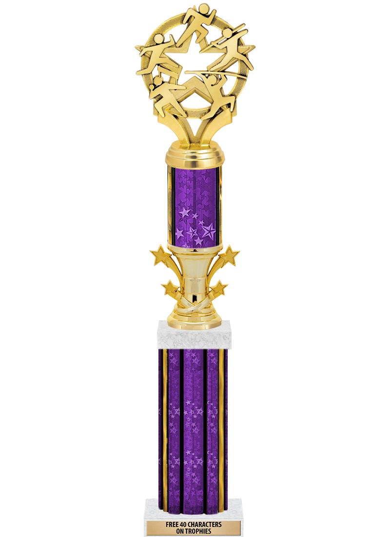 20"PRPL/G-STRS-STARBL DX ROCKT