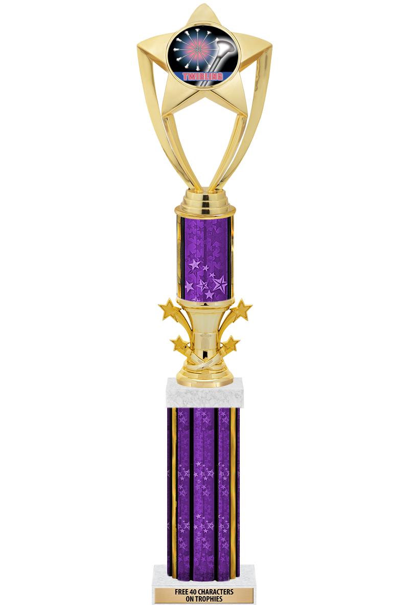 20"PRPL/G-STRS-STARBL DX ROCKT