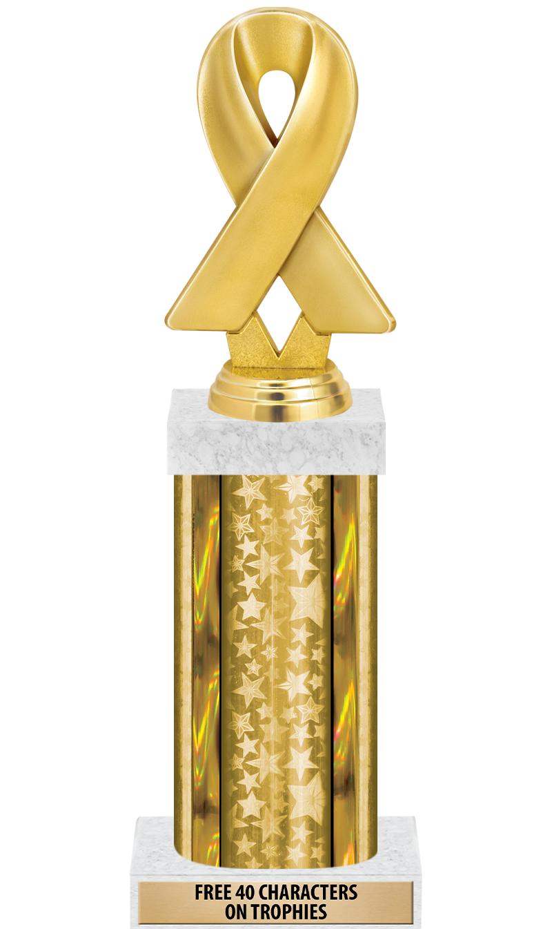 14"GOLD/GD-STARS-GD FIG/SQUARE