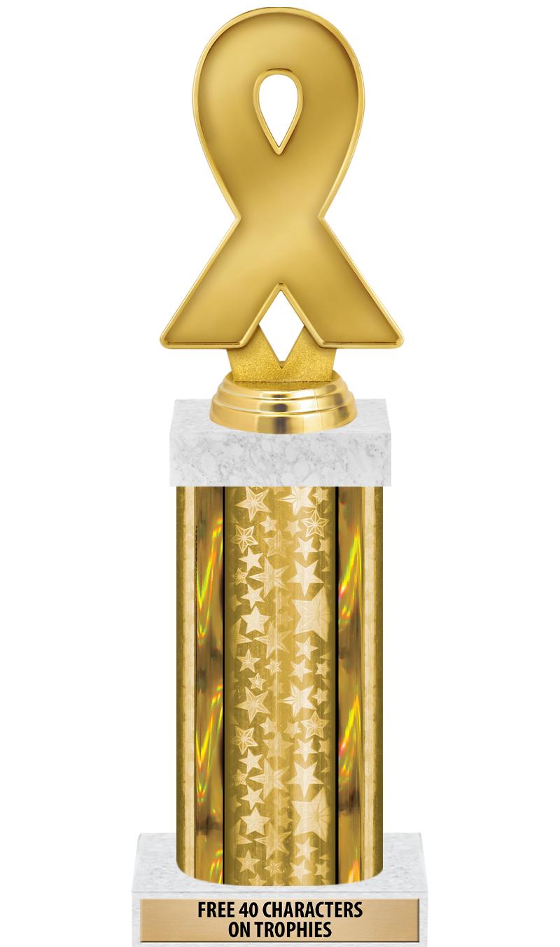 14"GOLD/GD-STARS-GD FIG/SQUARE