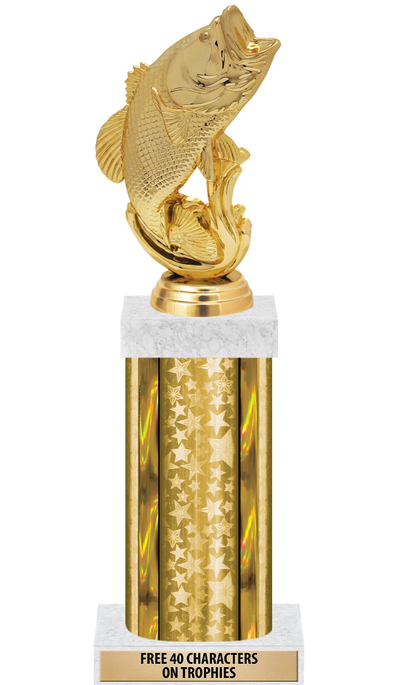 14"GOLD/GD-STARS-GD FIG/SQUARE