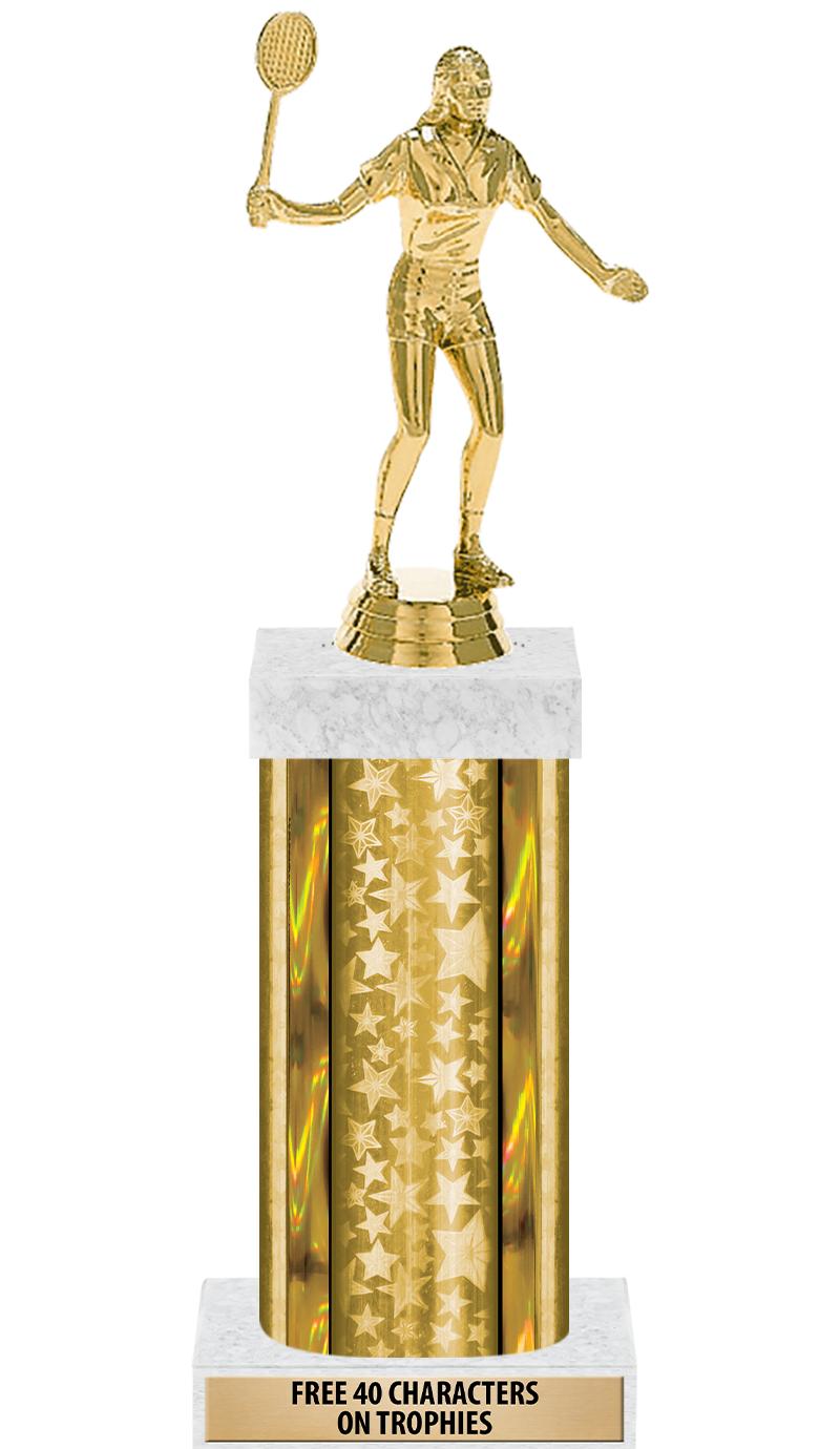 14"GOLD/GD-STARS-GD FIG/SQUARE