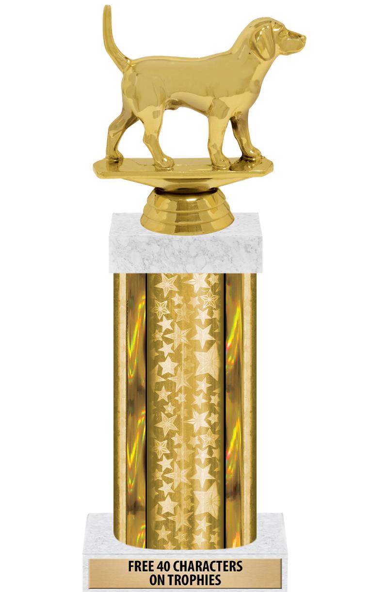14"GOLD/GD-STARS-GD FIG/SQUARE