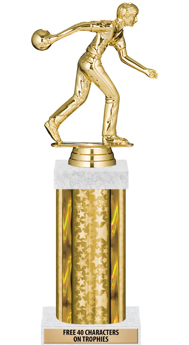 14"GOLD/GD-STARS-GD FIG/SQUARE