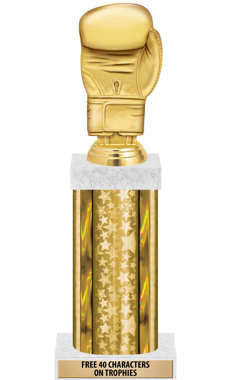 14"GOLD/GD-STARS-GD FIG/SQUARE