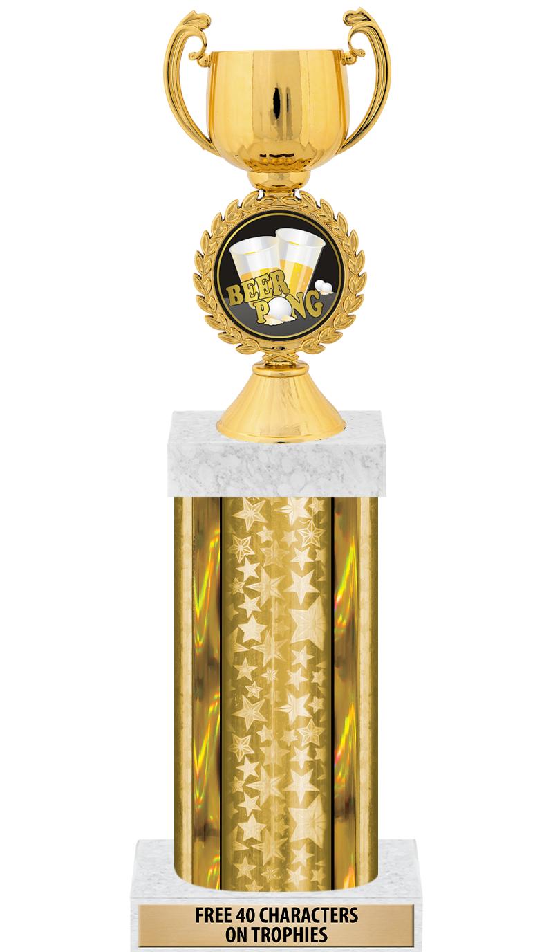 14"GOLD/GD-STARS-GD FIG/SQUARE