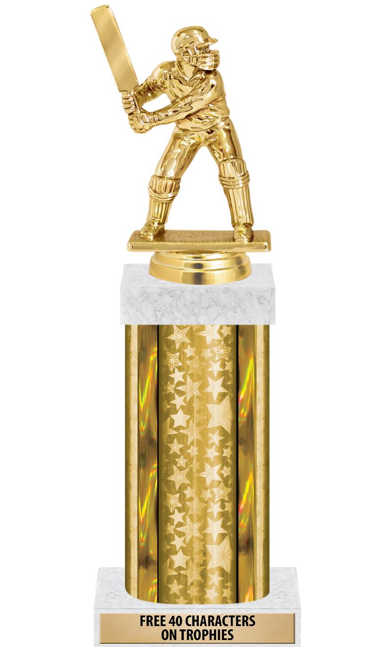 14"GOLD/GD-STARS-GD FIG/SQUARE