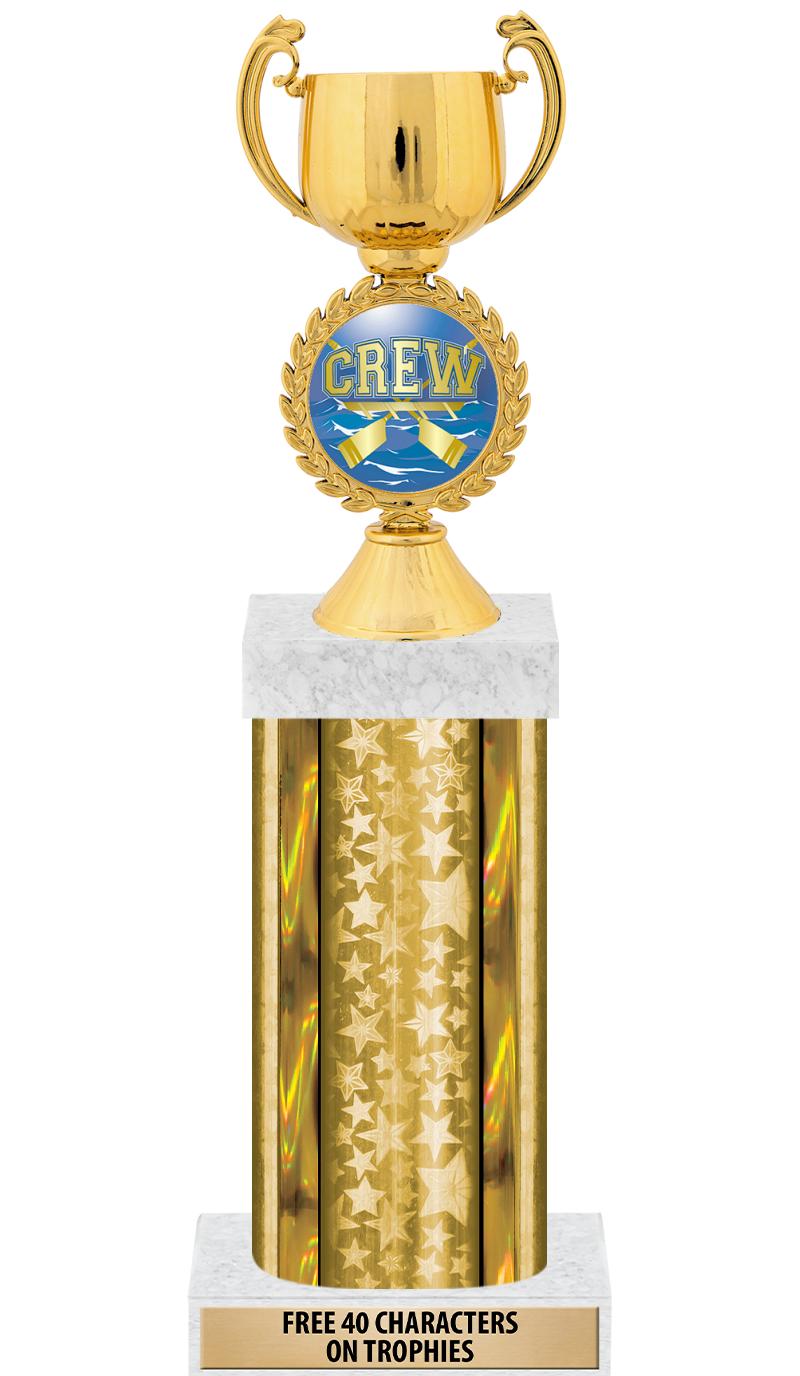 14"GOLD/GD-STARS-GD FIG/SQUARE