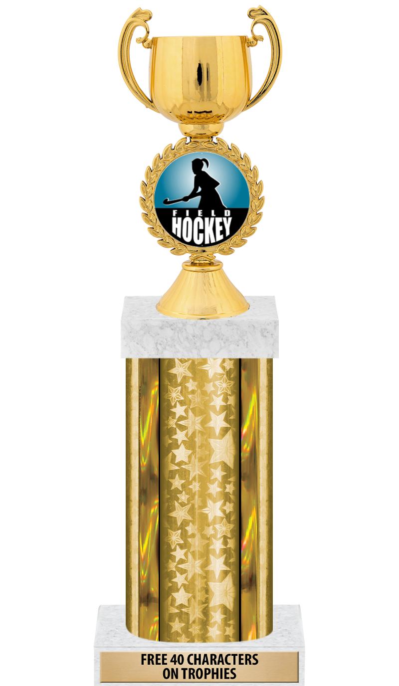 14"GOLD/GD-STARS-GD FIG/SQUARE