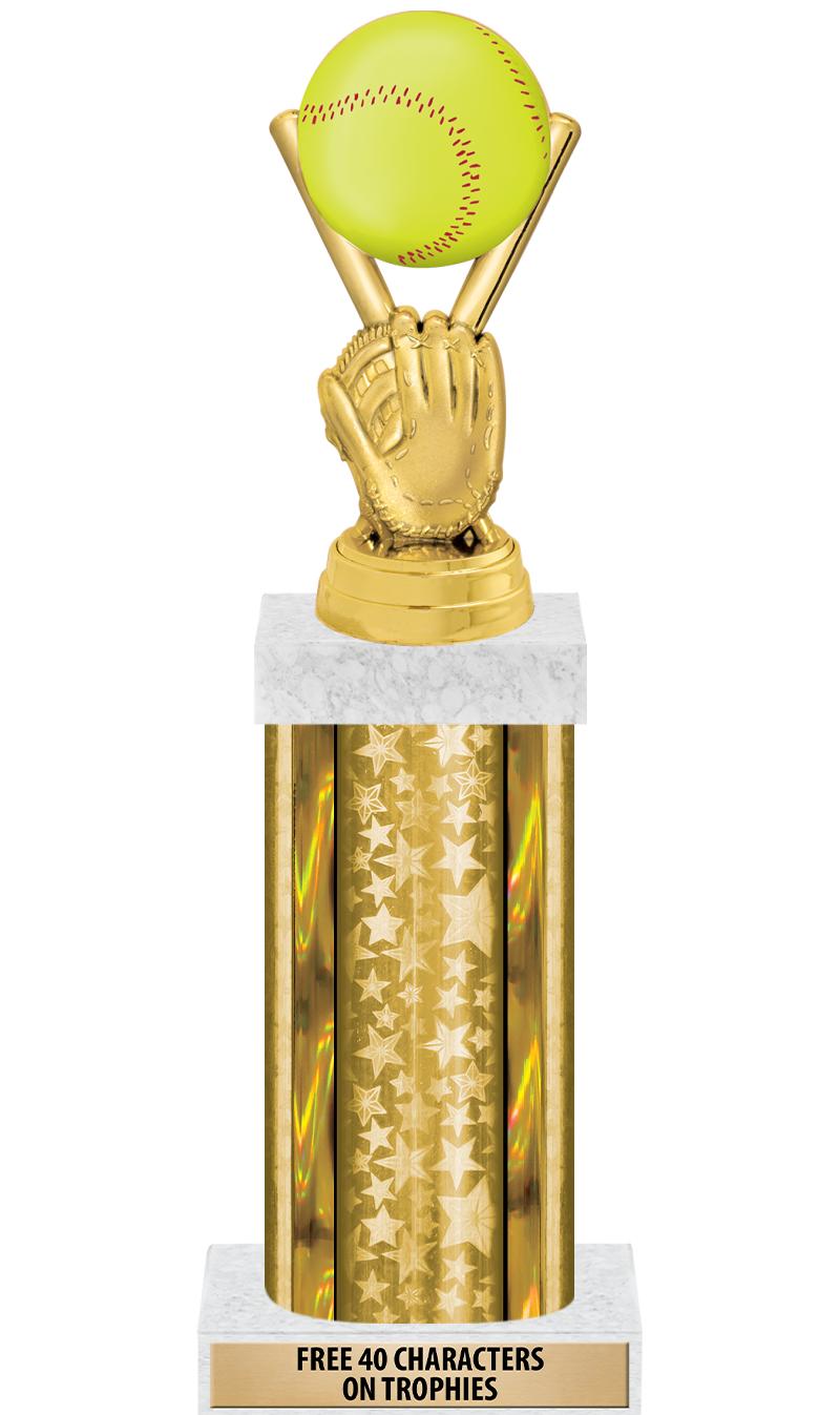 14"GOLD/GD-STARS-GD FIG/SQUARE