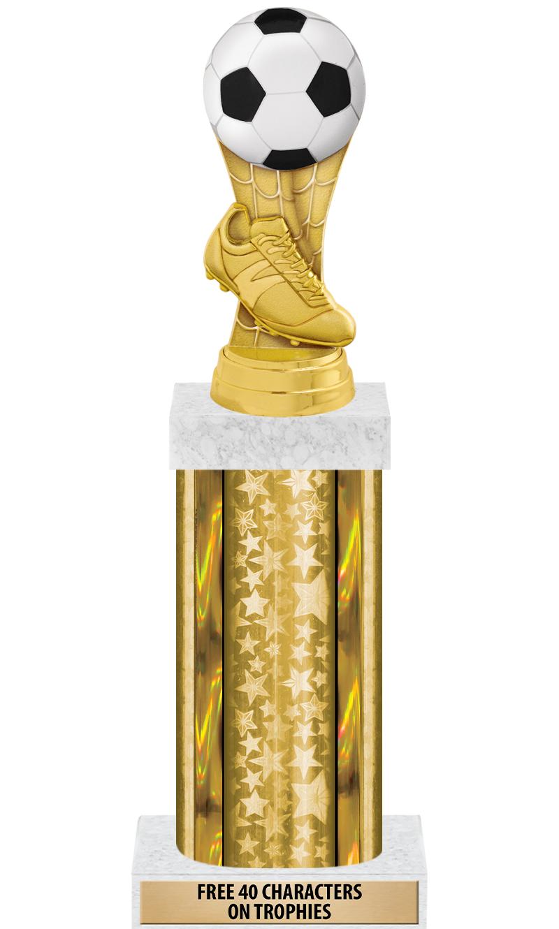 14"GOLD/GD-STARS-GD FIG/SQUARE