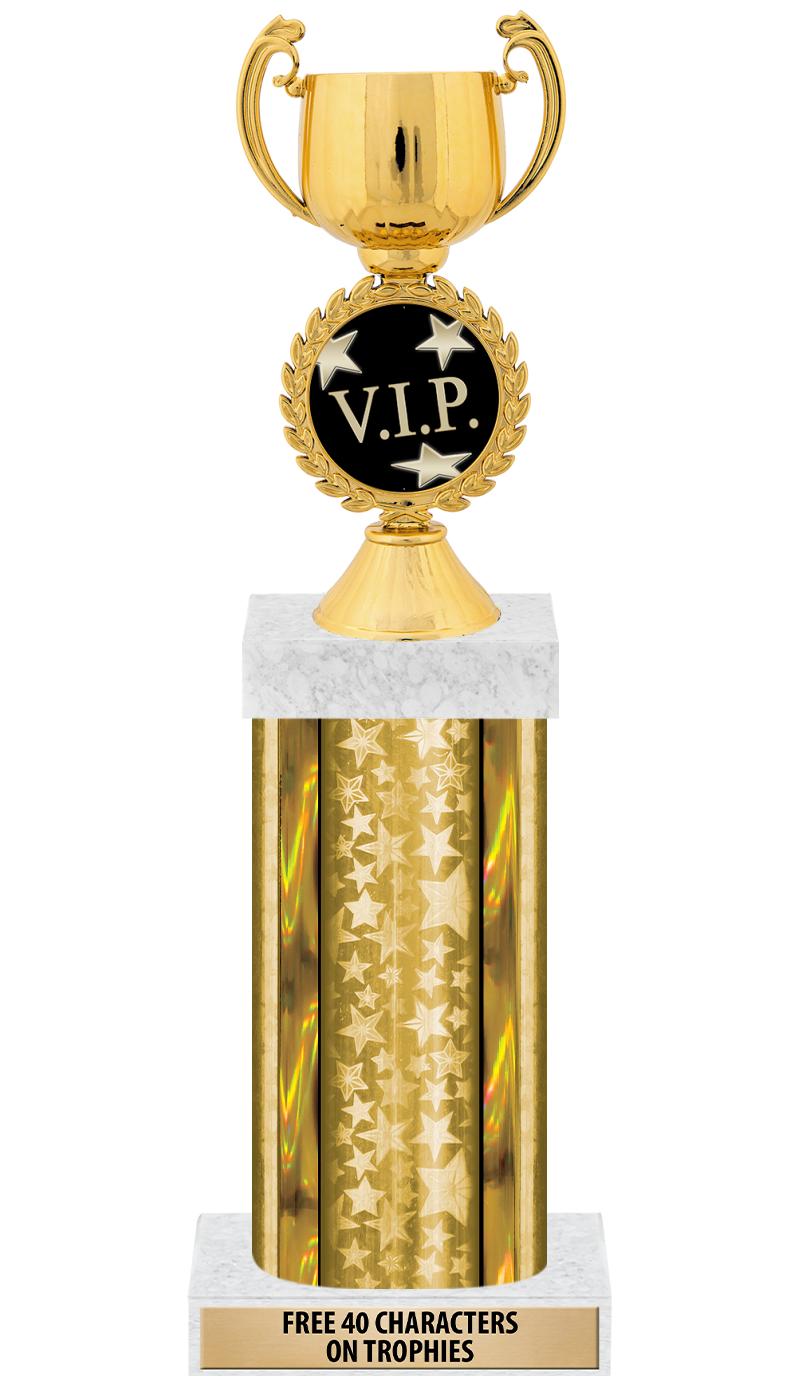 14"GOLD/GD-STARS-GD FIG/SQUARE