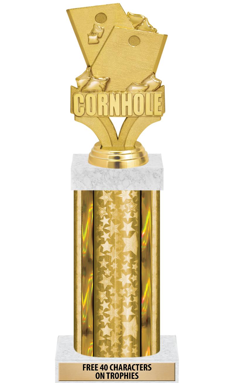 14"GOLD/GD-STARS-GD FIG/SQUARE