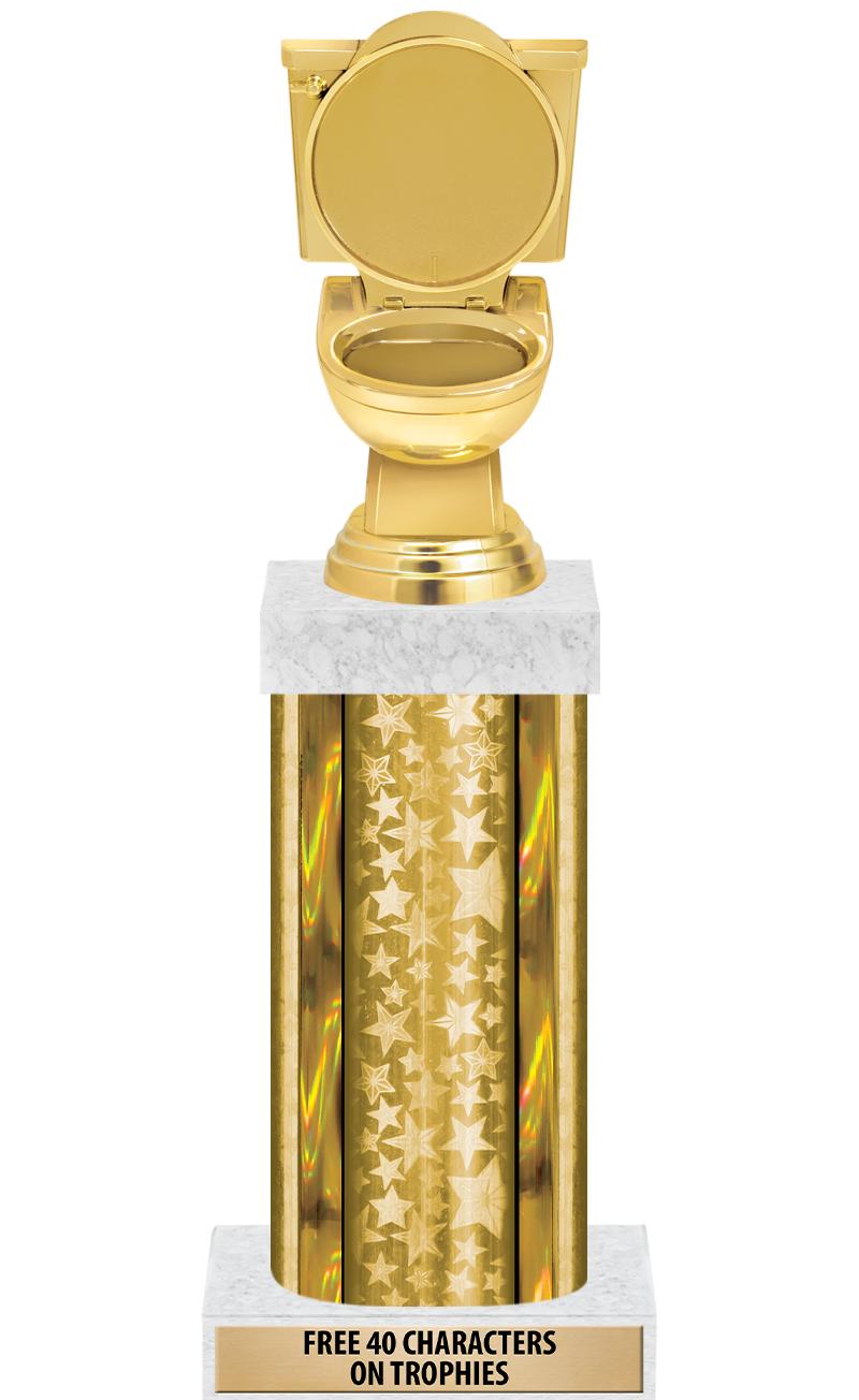 14"GOLD/GD-STARS-GD FIG/SQUARE