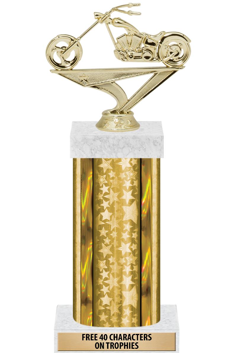 14"GOLD/GD-STARS-GD FIG/SQUARE