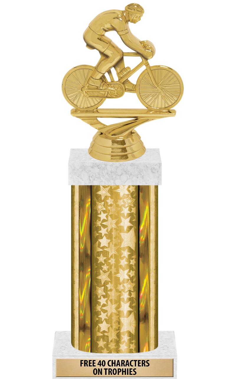 14"GOLD/GD-STARS-GD FIG/SQUARE
