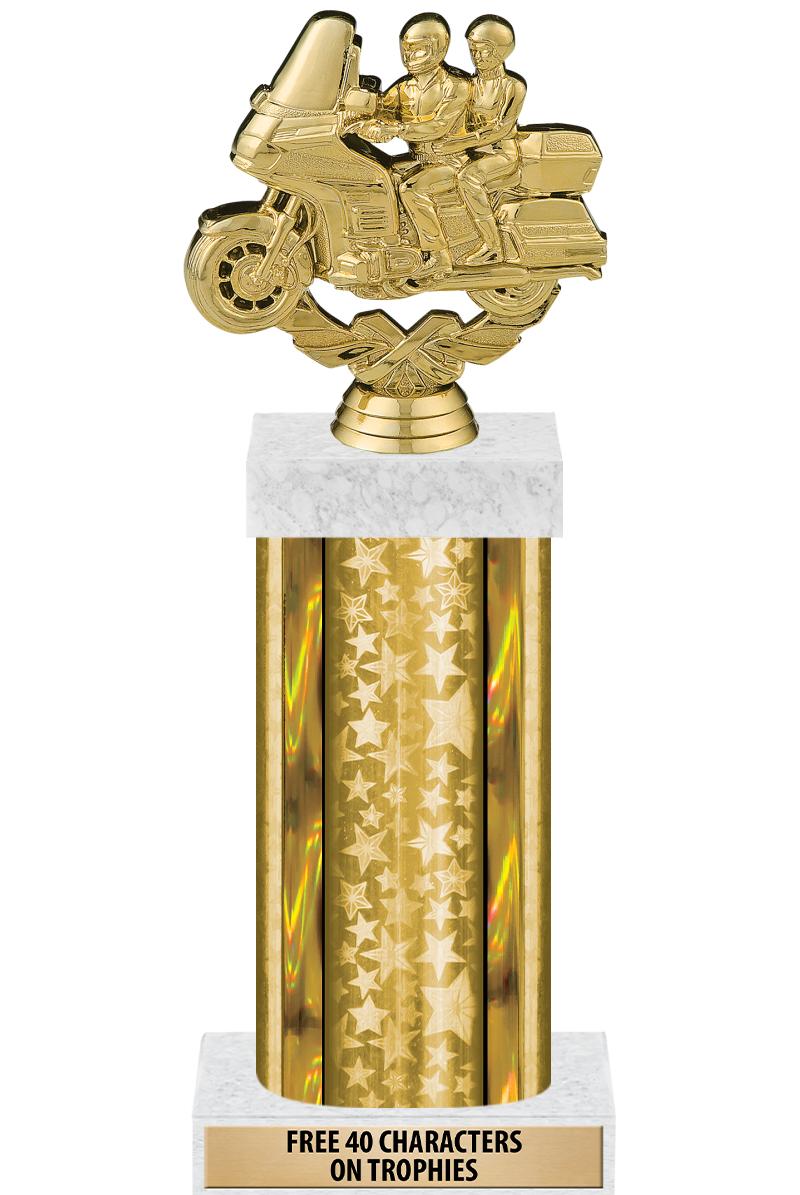 14"GOLD/GD-STARS-GD FIG/SQUARE