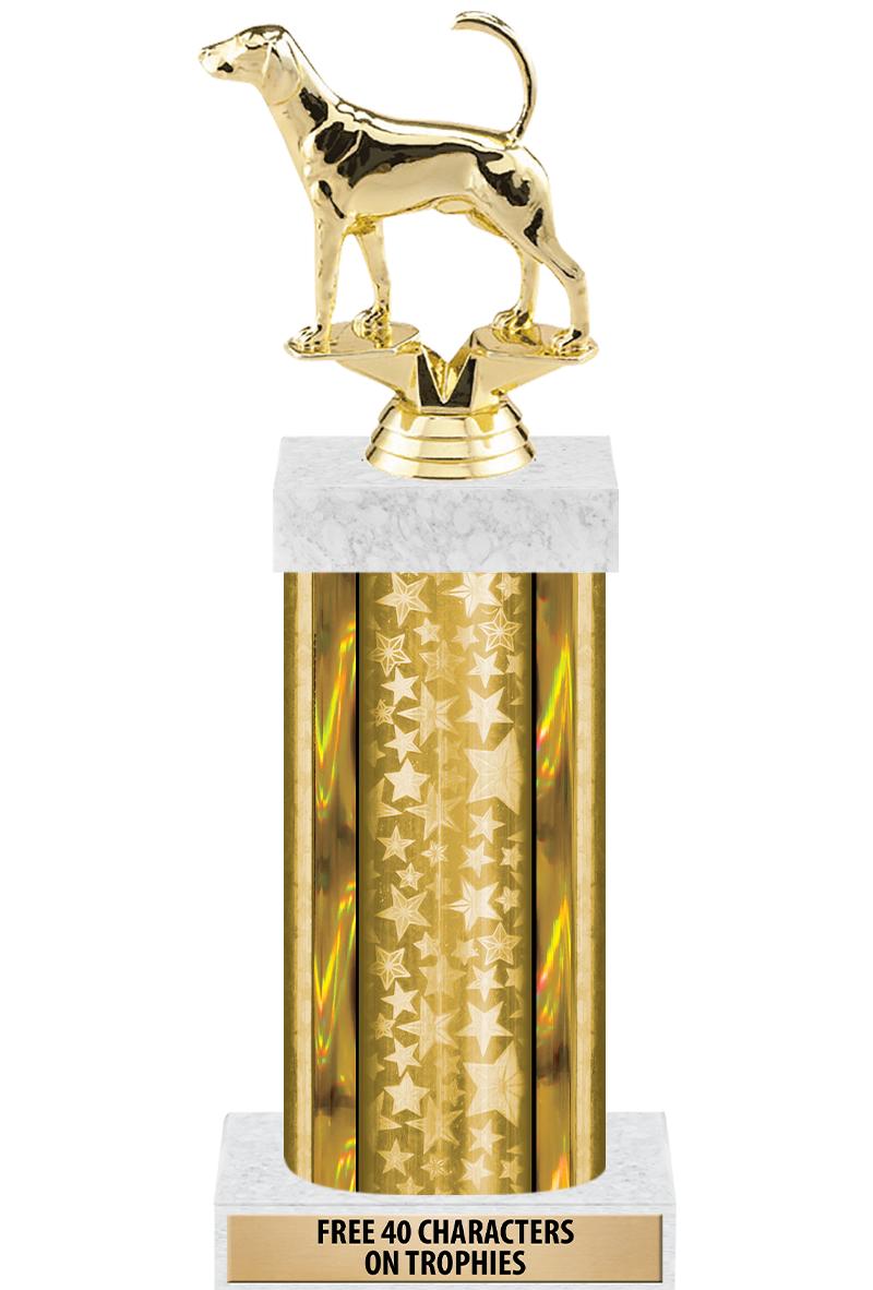 14"GOLD/GD-STARS-GD FIG/SQUARE