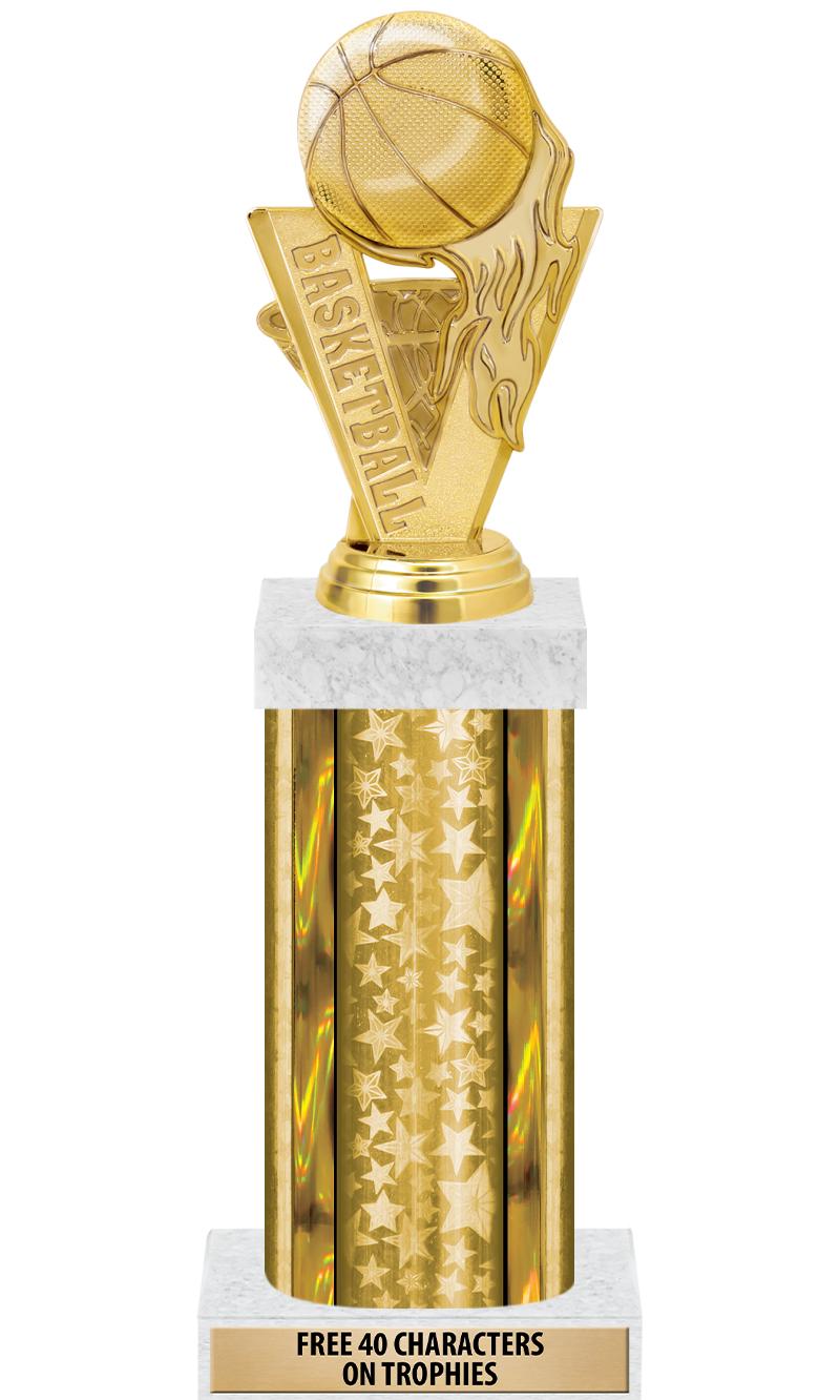 14"GOLD/GD-STARS-GD FIG/SQUARE