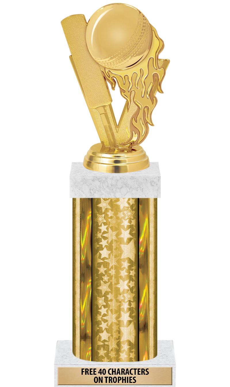 14"GOLD/GD-STARS-GD FIG/SQUARE