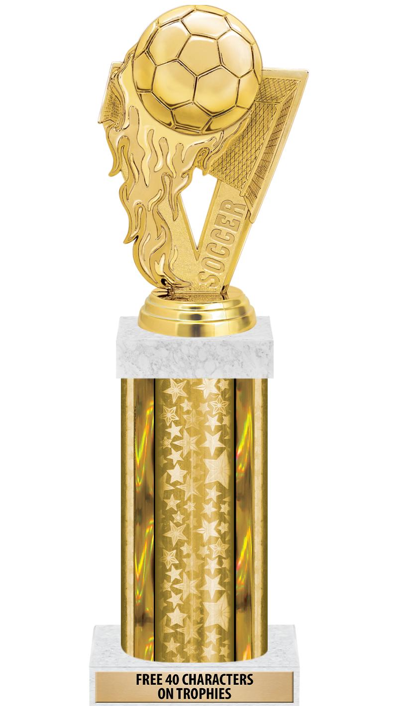 14"GOLD/GD-STARS-GD FIG/SQUARE