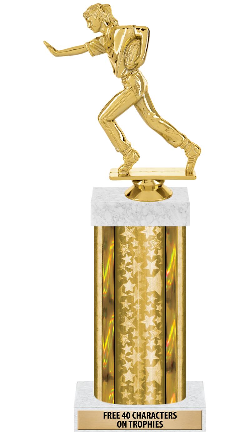 14"GOLD/GD-STARS-GD FIG/SQUARE