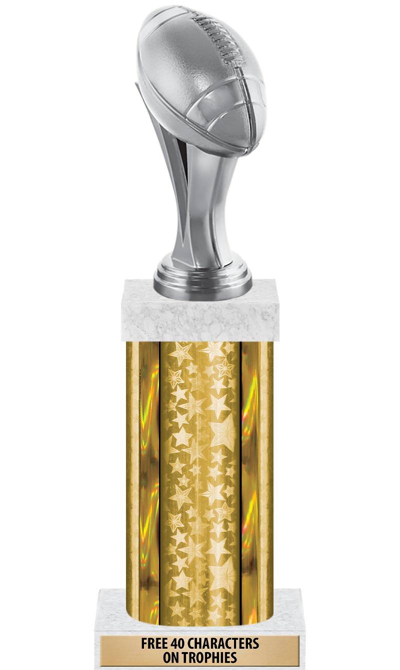 14"GOLD/GD-STARS-GD FIG/SQUARE