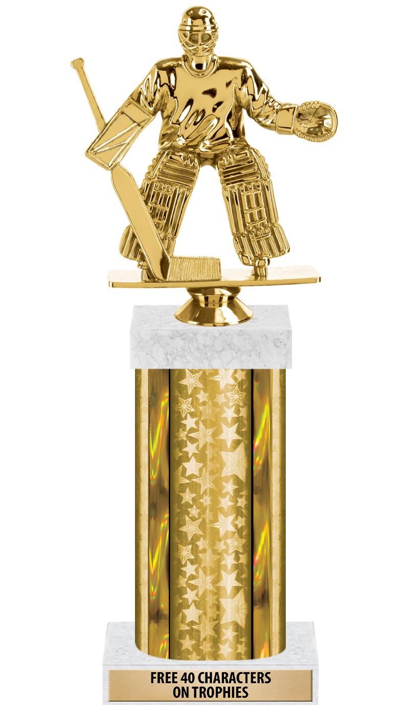 14"GOLD/GD-STARS-GD FIG/SQUARE