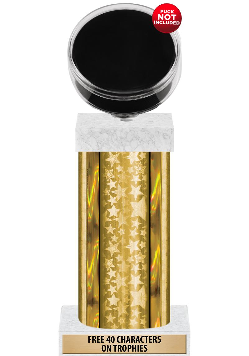 14"GOLD/GD-STARS-GD FIG/SQUARE