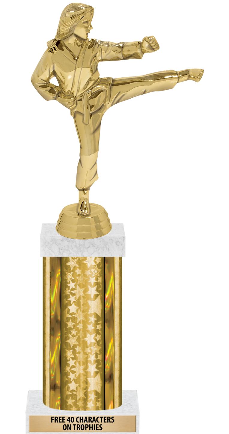 14"GOLD/GD-STARS-GD FIG/SQUARE