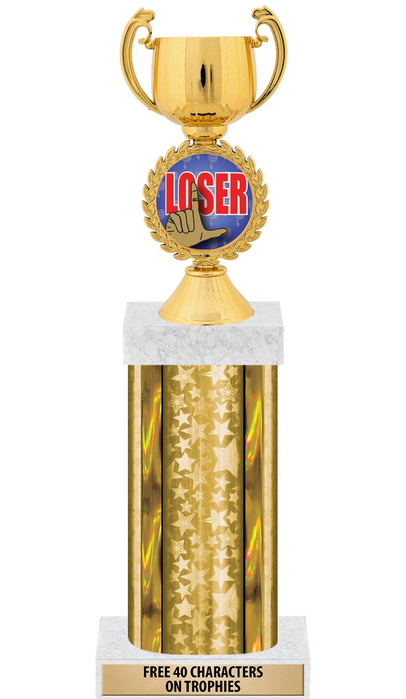 14"GOLD/GD-STARS-GD FIG/SQUARE