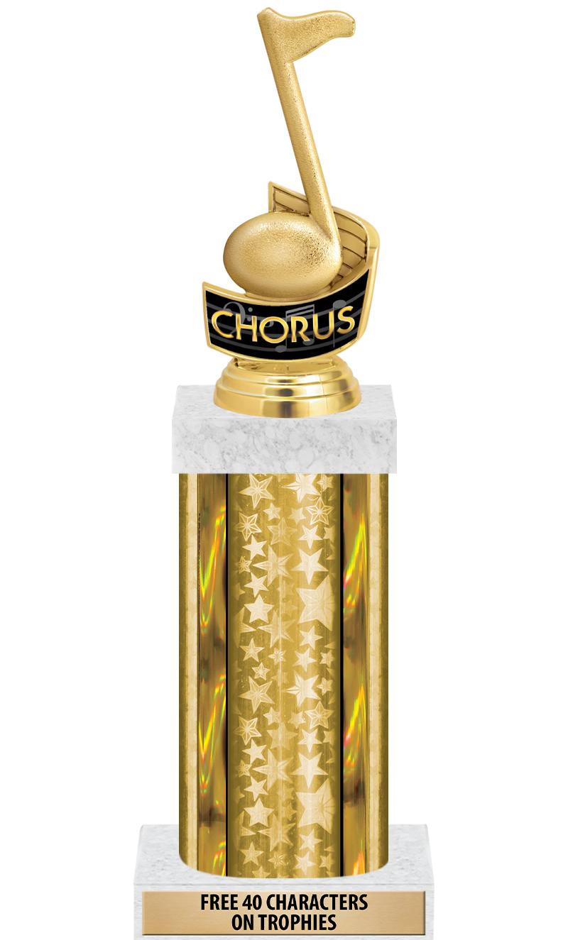 14"GOLD/GD-STARS-GD FIG/SQUARE