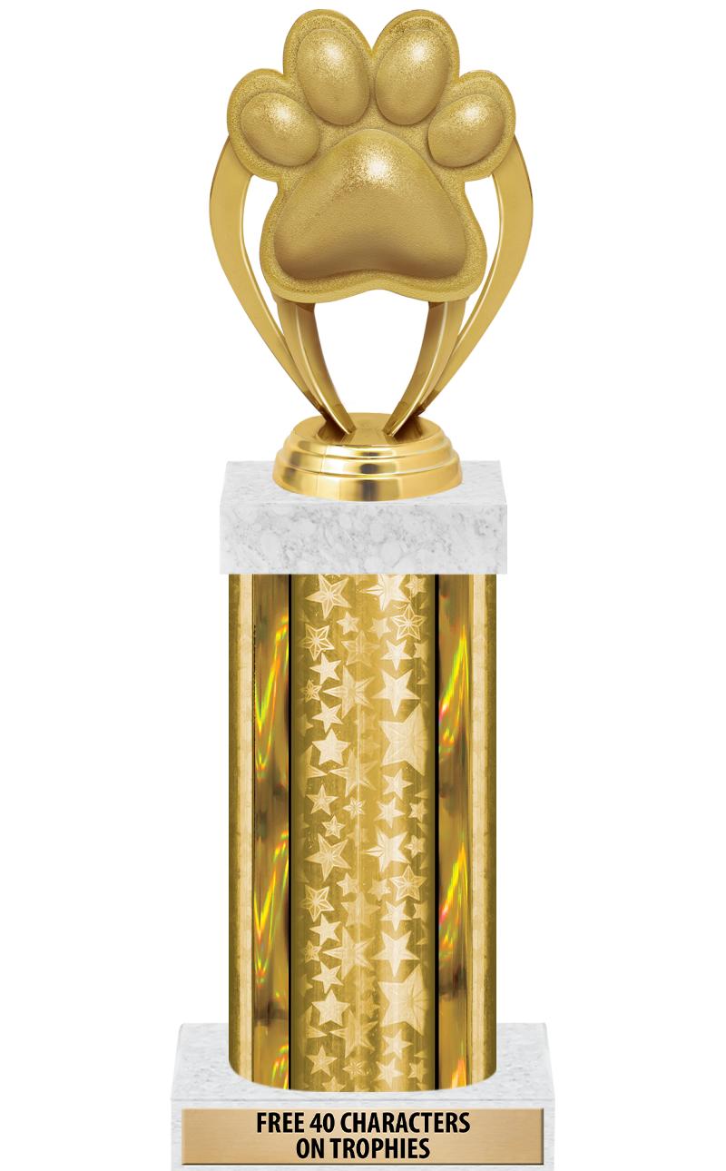 14"GOLD/GD-STARS-GD FIG/SQUARE