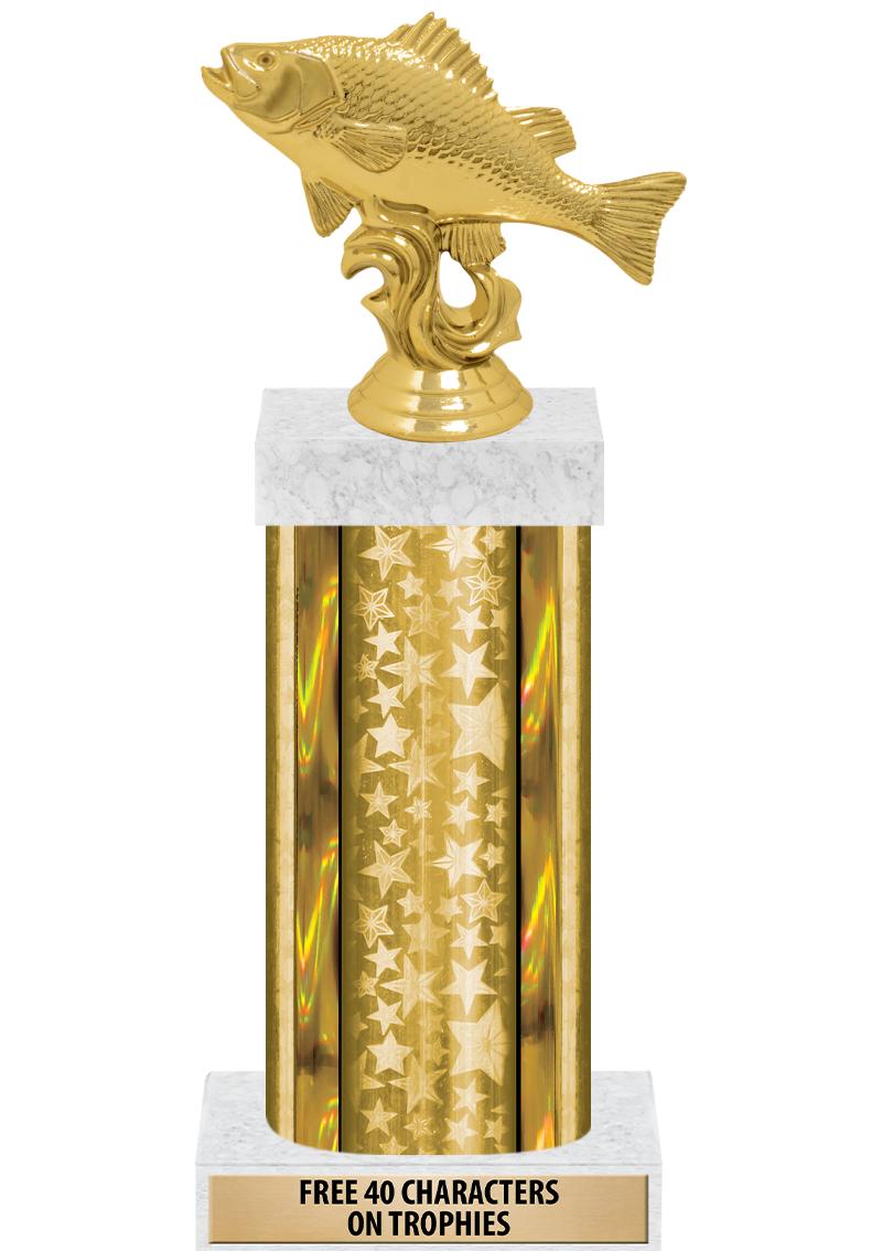 14"GOLD/GD-STARS-GD FIG/SQUARE