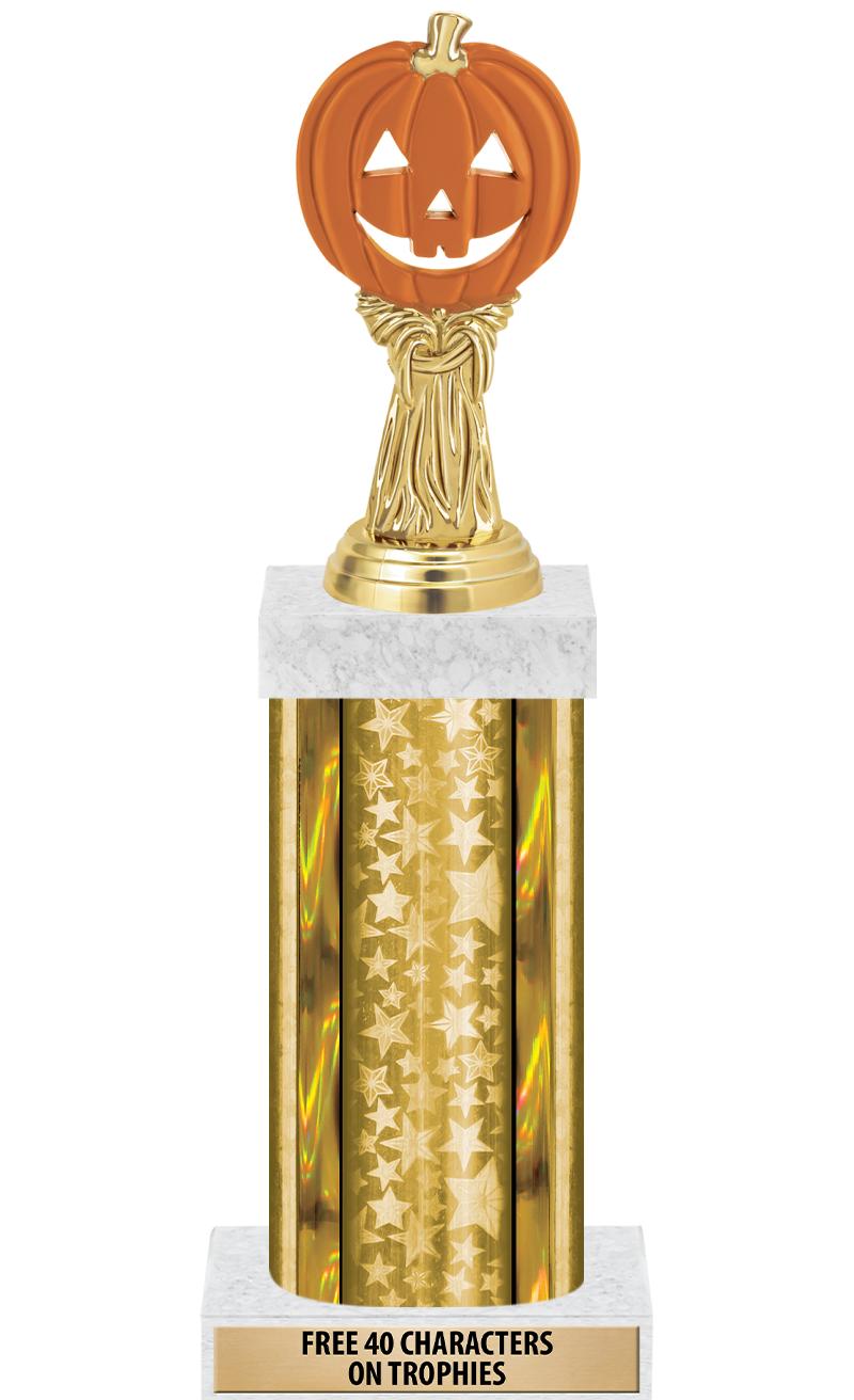 14"GOLD/GD-STARS-GD FIG/SQUARE