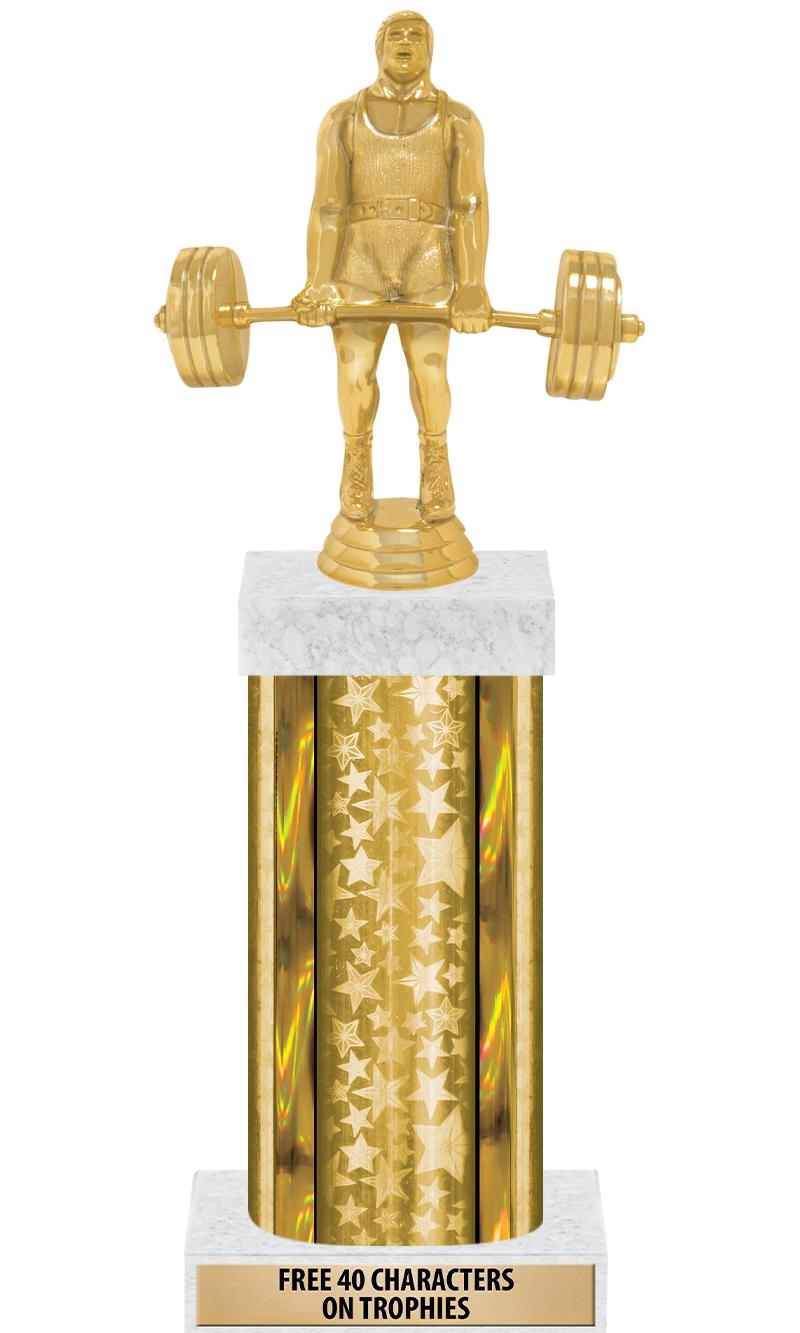 14"GOLD/GD-STARS-GD FIG/SQUARE