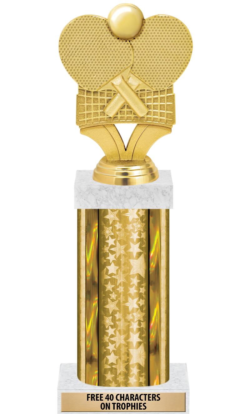 14"GOLD/GD-STARS-GD FIG/SQUARE