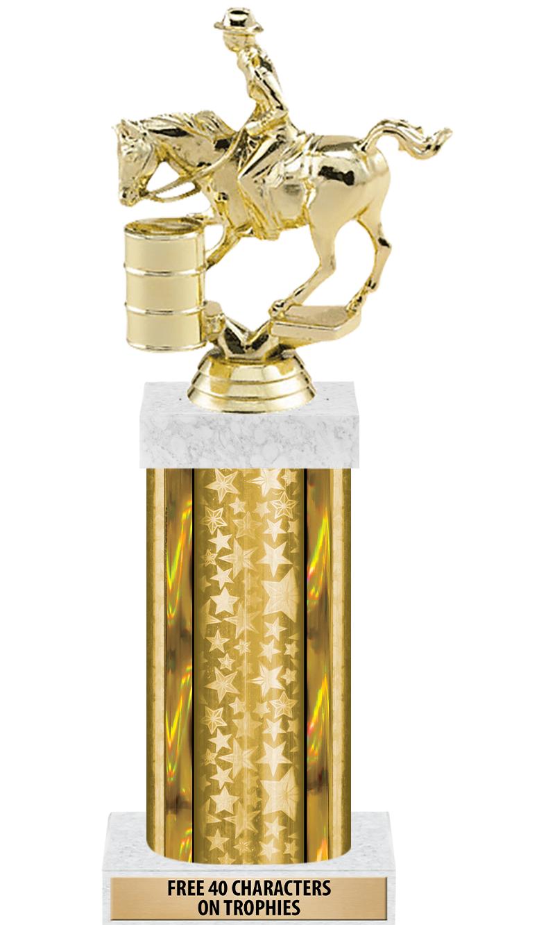 14"GOLD/GD-STARS-GD FIG/SQUARE