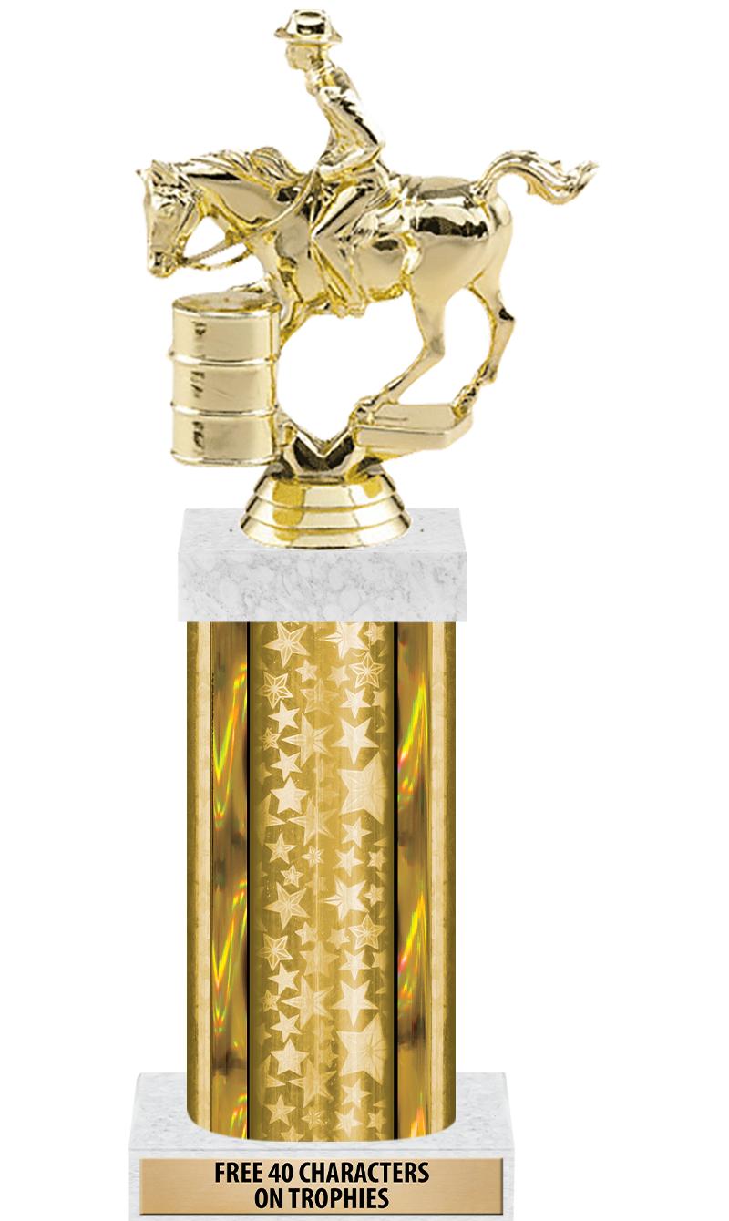 14"GOLD/GD-STARS-GD FIG/SQUARE