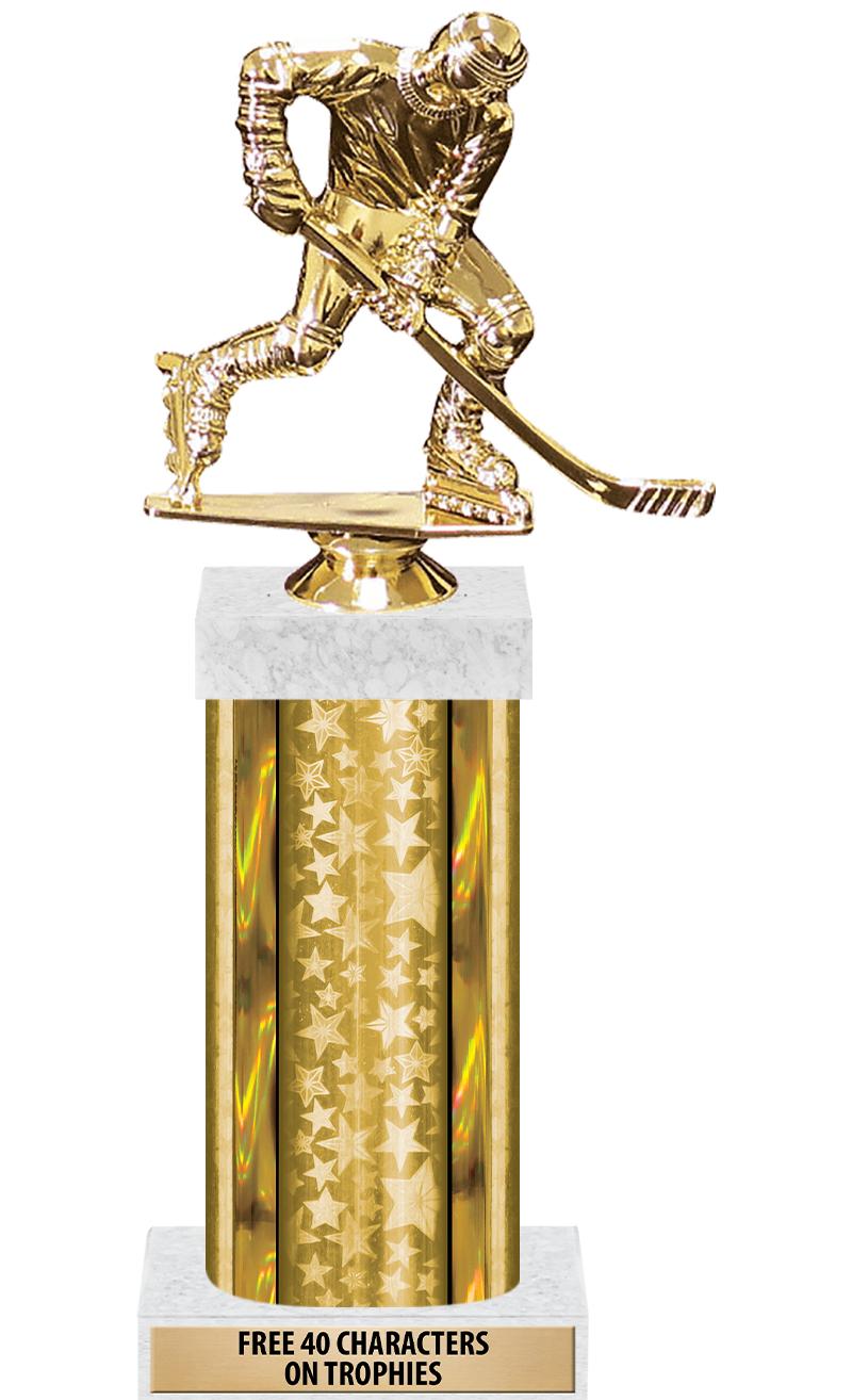 14"GOLD/GD-STARS-GD FIG/SQUARE
