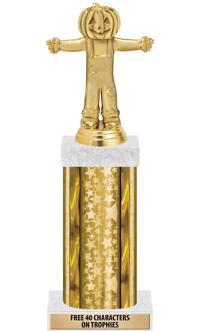 14"GOLD/GD-STARS-GD FIG/SQUARE