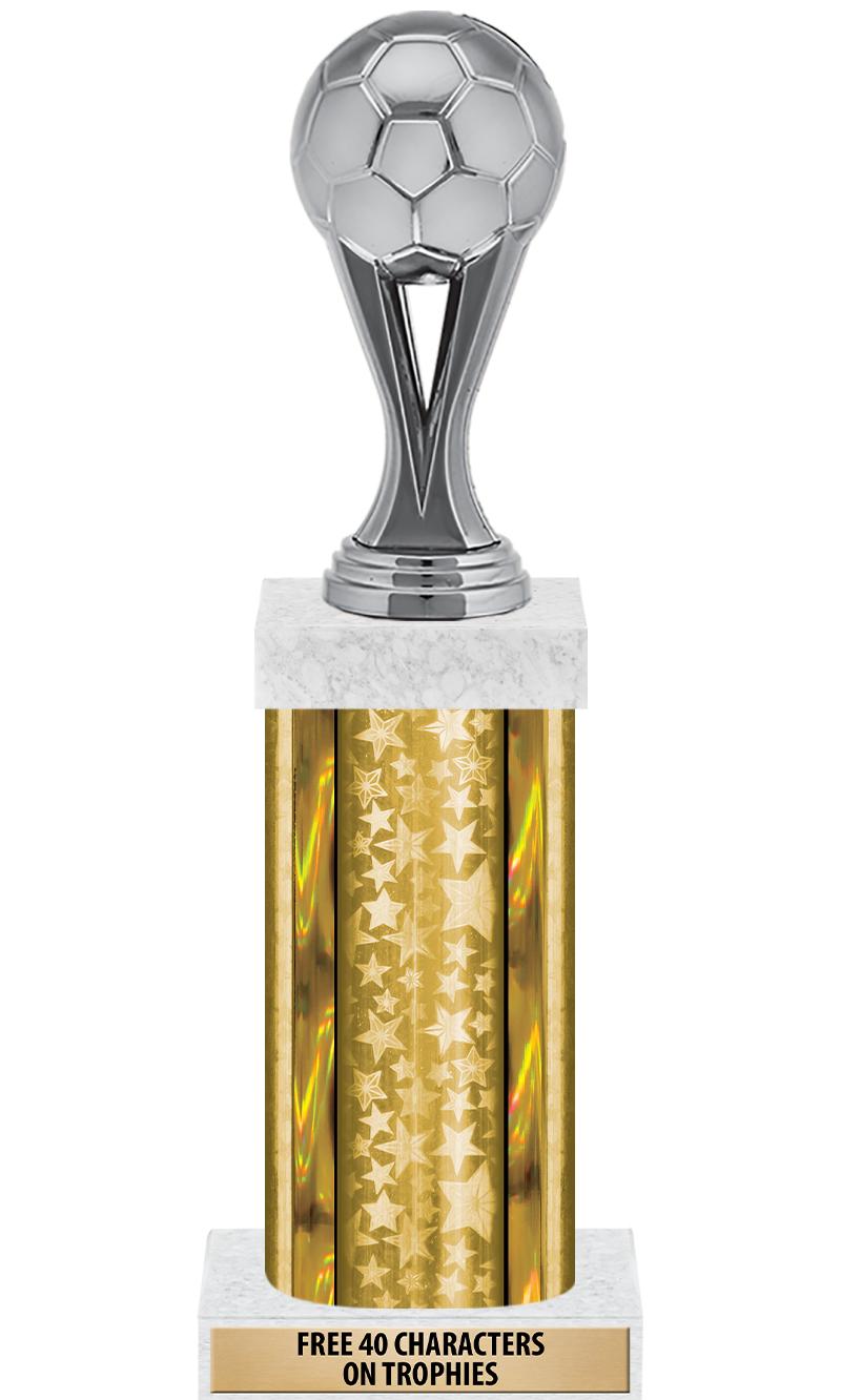 14"GOLD/GD-STARS-GD FIG/SQUARE