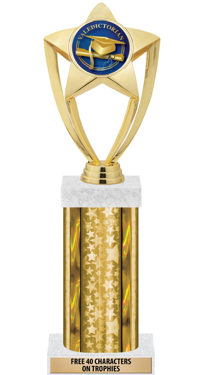 14"GOLD/GD-STARS-GD FIG/SQUARE