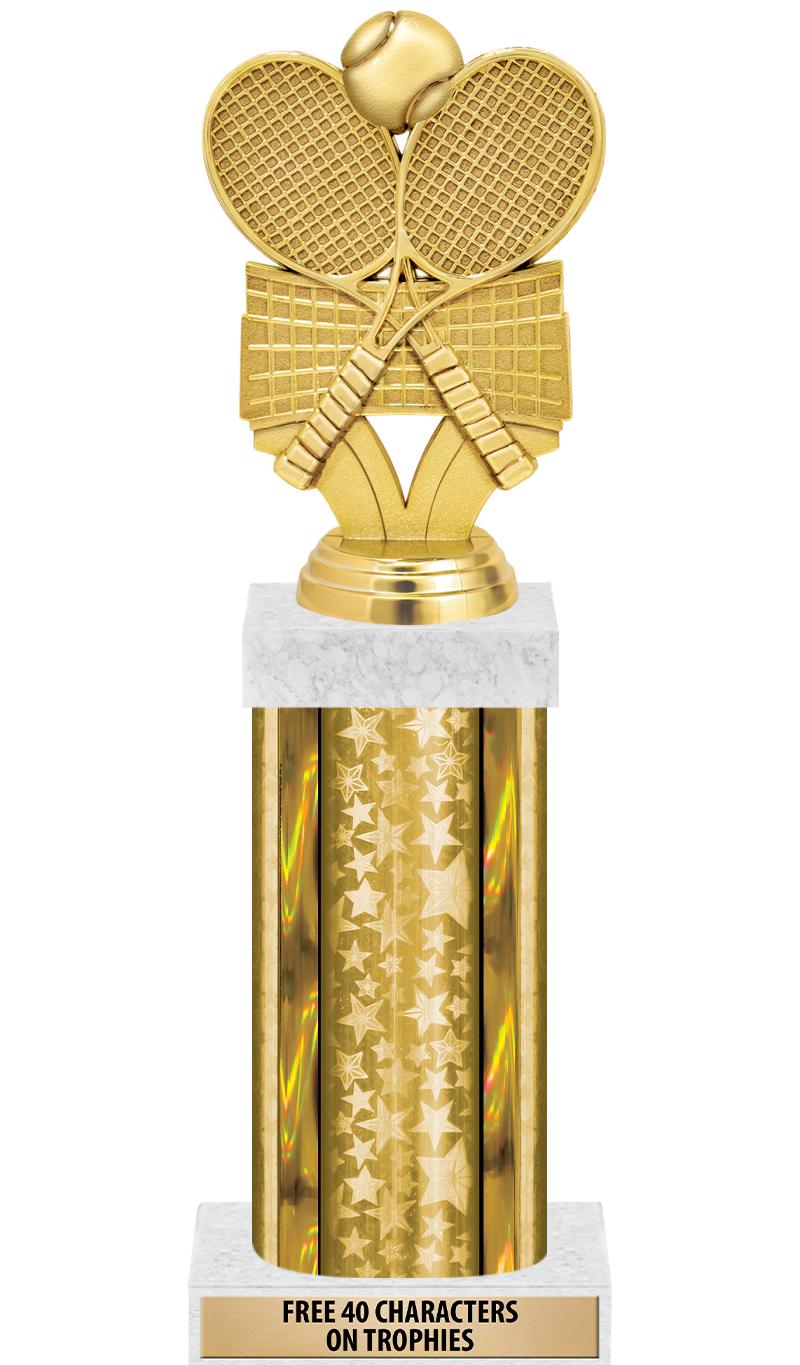 14"GOLD/GD-STARS-GD FIG/SQUARE