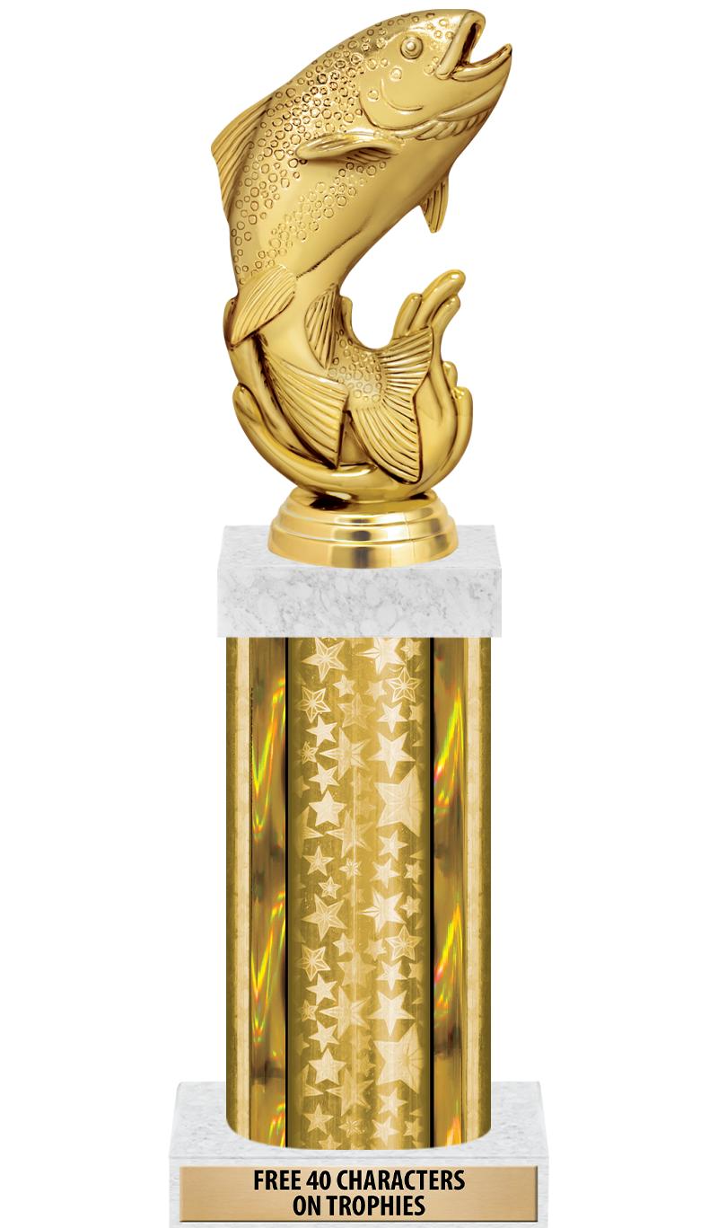 14"GOLD/GD-STARS-GD FIG/SQUARE